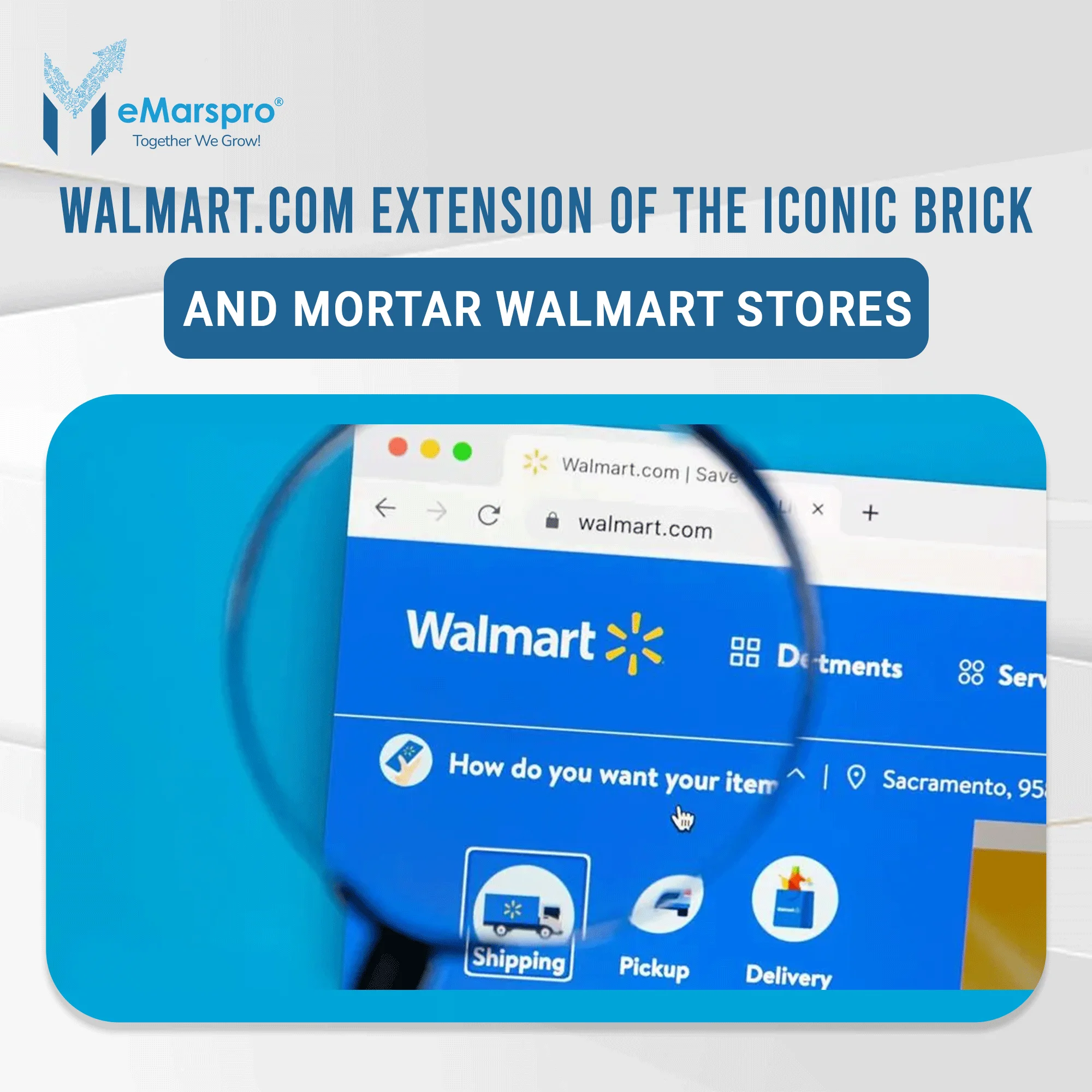 Walmart.com Extension of the Iconic Brick and Mortar Walmart Stores