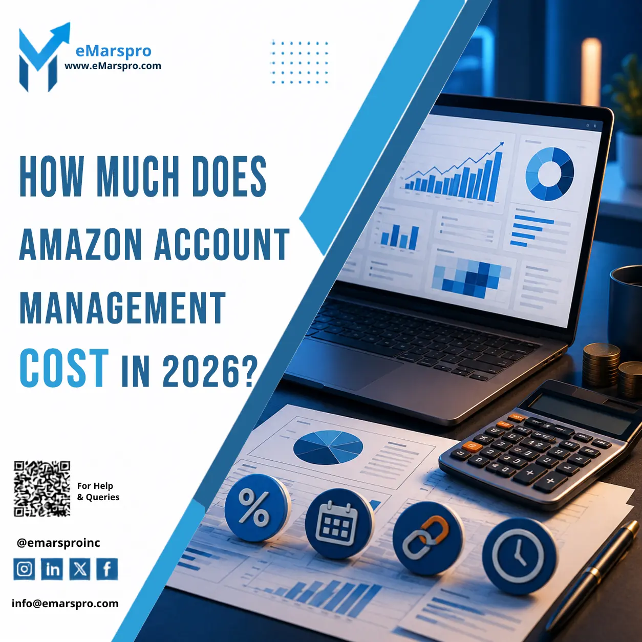 Four pricing models for Amazon account management in 2026 with sourced market ranges