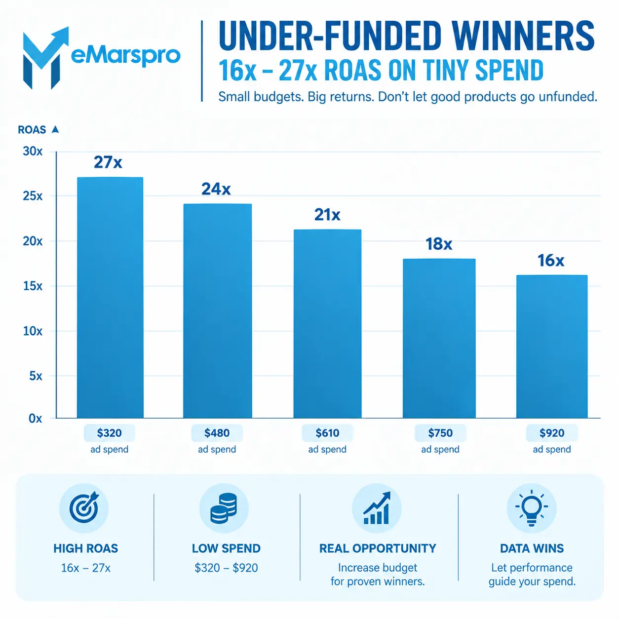 Under-funded high-ROAS products found by AI PPC analysis
